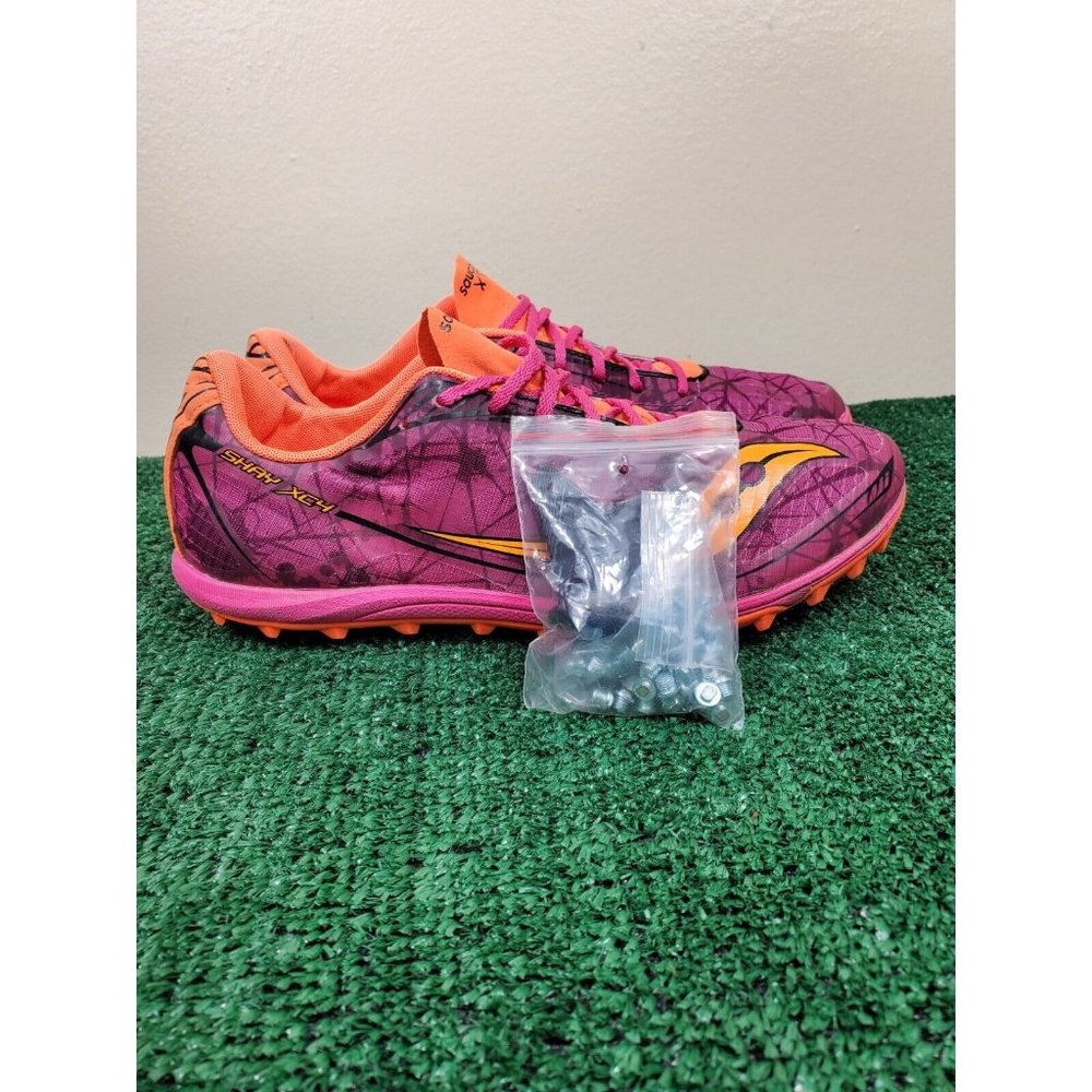 Saucony Shay XC4 Spike Country Women's Size 10 Purple Racing Shoes Flat S19010-3